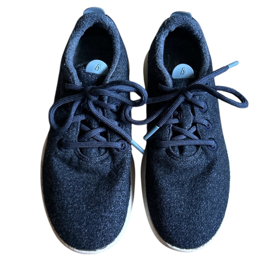 Allbirds Deep Navy New Zealand Wool Mizzle Shoes Trainers Sneakers Size 9